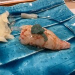 うを徳 - 羽幌牡丹海老のにぎり