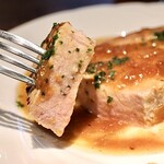 Bistro&Cafe KIZKI - 厚切り豚肉のロースト 生姜風味のバター醤油ソース