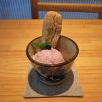 風味絶佳 - ちんすこうと紅いもアイス