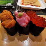 立喰寿司函太郎 - 雲丹、ネギトロ、イクラ