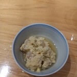 肴と鮨 津作 - 鱧の子の卵とじ