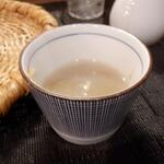 蕎麦前 中手 とうは - 蕎麦湯