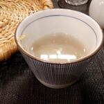 蕎麦前 中手 とうは - 蕎麦湯