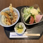 Pita Gusu - 友だちの冷麺と天丼セット