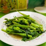 台湾料理 ごとう - 空芯菜腐乳炒