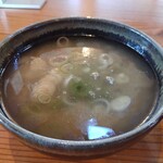 ケンチャンラーメン - つけそばの汁