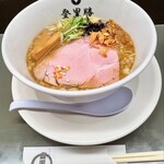 らぁめん登里勝 - 背脂らぁめん　850円