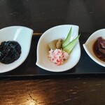魚山人 - 富山の珍味三種盛り