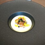 L'Agréable Esprit de GAMIN - 茶豆の冷製ポタージュと帆立貝