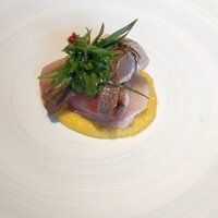 L'Agréable Esprit de GAMIN - 炙りカンパチ新生姜とバジルソース