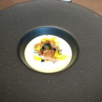 L'Agréable Esprit de GAMIN - 茶豆の冷製ポタージュと帆立貝