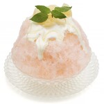 銀座 福禄寿 - かき氷 桃