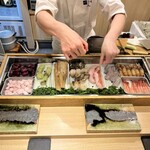 Sushi Aoi - ◎北海道道産の素材にこだわっている。