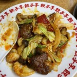 餃子李 - イカと野菜のピリ辛炒め（名前忘れた）