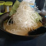 めんりき匠ラーメン - 追加トッピング白髪ねぎ