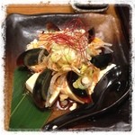肉汁餃子のダンダダン - ピータン豆腐