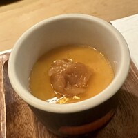 蔵六雄山 - 梅の茶碗蒸し