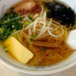 ラーメン広場麺福 - 塩ラーメン600円＋バター150円