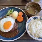 Soraniwa hotel and cafe - 宮古牛のハンバーグランチ