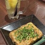 Choushi eki mae sakaba kyonmaru - 厚揚げの味噌焼き