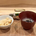 温味 - ハナサキガニ炊き込みご飯