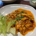 四川料理 蜀彩 - エビ　イカ　のたまごチリ炒め