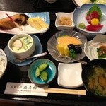 海石榴 - 煮銀ダラ定食1700円（コーヒー付）