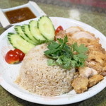 いなかむら - 2013.9 カオマンガイトード（鶏肉を揚げたカオマンガイ）