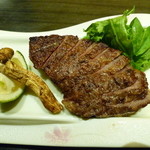 神戸牛炉窯焼ステーキ 雪月風花 北野坂 - 三角バラの炭焼きステーキ