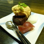 神戸牛炉窯焼ステーキ 雪月風花 北野坂 - ガトーショコラ