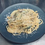 培根的乳酪培根意面Carbonara