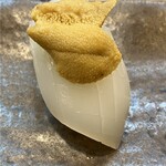 藪sou鮨・旬の魚 - 剣先イカウニのせ