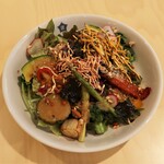 ITOCHU SDGs STUDIO RESTAURANT 星のキッチン - 本日の有機野菜のハーベストグリーンサラダ（Half）　650円