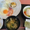 デニーズ - ベーコンエッグ定食550円