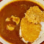 弐番亭 - 私のヒレカツカレー辛口大盛り