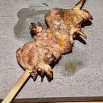 とり茶太郎 - 比内地鶏ハツ　弾力があってジューシー