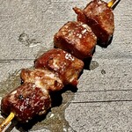 とり茶太郎 - 比内地鶏の砂肝　比内地鶏は内臓肉も美味いです