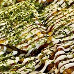 お好み焼き 鉄ちゃん - 奥さんの高速マヨ掛けも見る価値ありですｗ