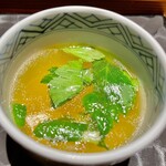 とり茶太郎 - 鳥スープは締めなので濃いめ　旨口ってこう云う味のことだよね