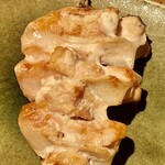 オオクサ - 信玄鶏の羽子板は脂のキレが良くあっさりした味わいながら旨味は濃いです（過去撮影分）
