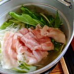 Kawaki - 豚しゃぶ、野菜も沢山入ってます➰(o^∀^o)