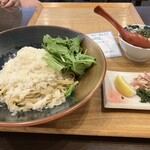 Taida Shiramen Kotone - 鯛の出汁氷のせ＋水菜