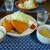 カフェ アウル - 料理写真:アジフライ定食と烏龍茶