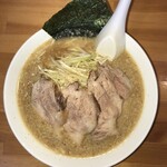 Ramen Shopputsubaki - ネギ味噌チャーシュー麺　丼顔