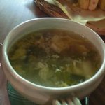 草の庭 - セットの野菜スープ