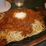鉄板ミートスパゲッティ（600円）②up