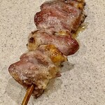 焼鳥 せきね - ハツは一転してふっくらジューシー
