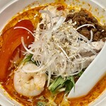 かつぎや - 締めは冷やし担々麺ハーフ　お腹いっぱいで今日も大満足です