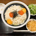 212103914 - 明太釜玉うどん（得）…税込840円