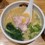 真鯛らーめん 麺魚 - 濃厚真鯛ラーメン + 雑炊セット